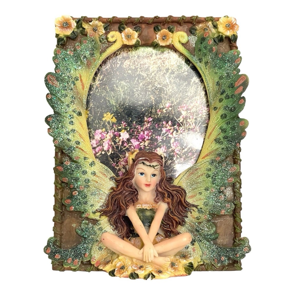Vintage Forest Fairy Floral 7x5 Resin Photo Picture Frame Fairycore Fantasy‎